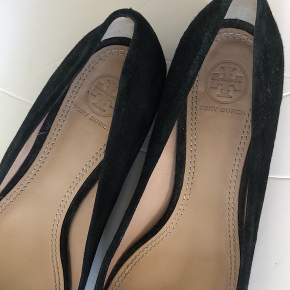 Tory Burch black flats Sz 8 - Picture 4 of 13